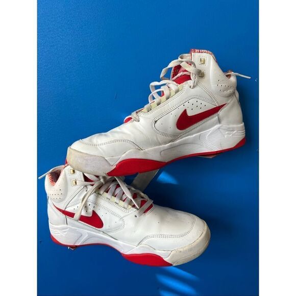 Nike Air Flight Lite Mid White Red Scottie Pippen Chicago Bulls DS Size 11.5 main image 5